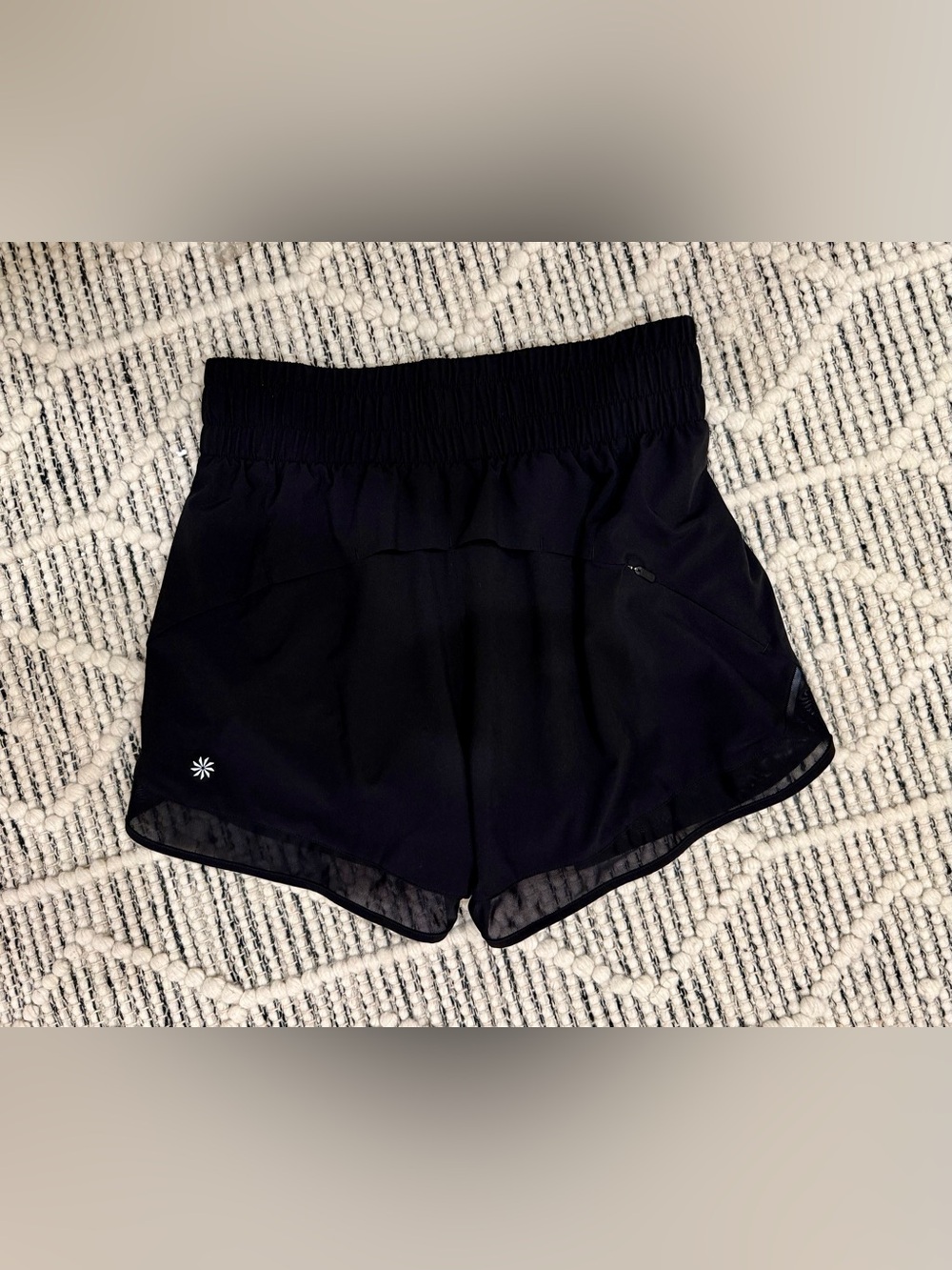 Athleta Mesh Racer Run High Rise 3" Short - Picture 6 of 8
